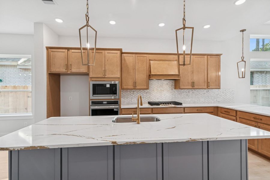 Furnished interior view inside a new home in The Highlands 40', Porter (Image 3). Furnished interior view inside a new home in The Highlands 40', Porter (Image 3).