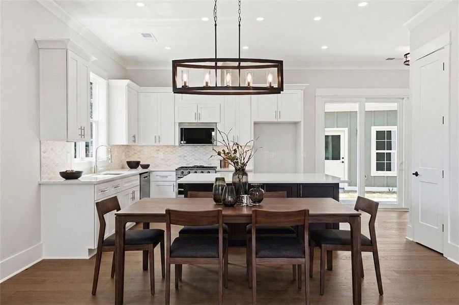Furnished interior view inside a new home in , Ball Ground (Image 9).