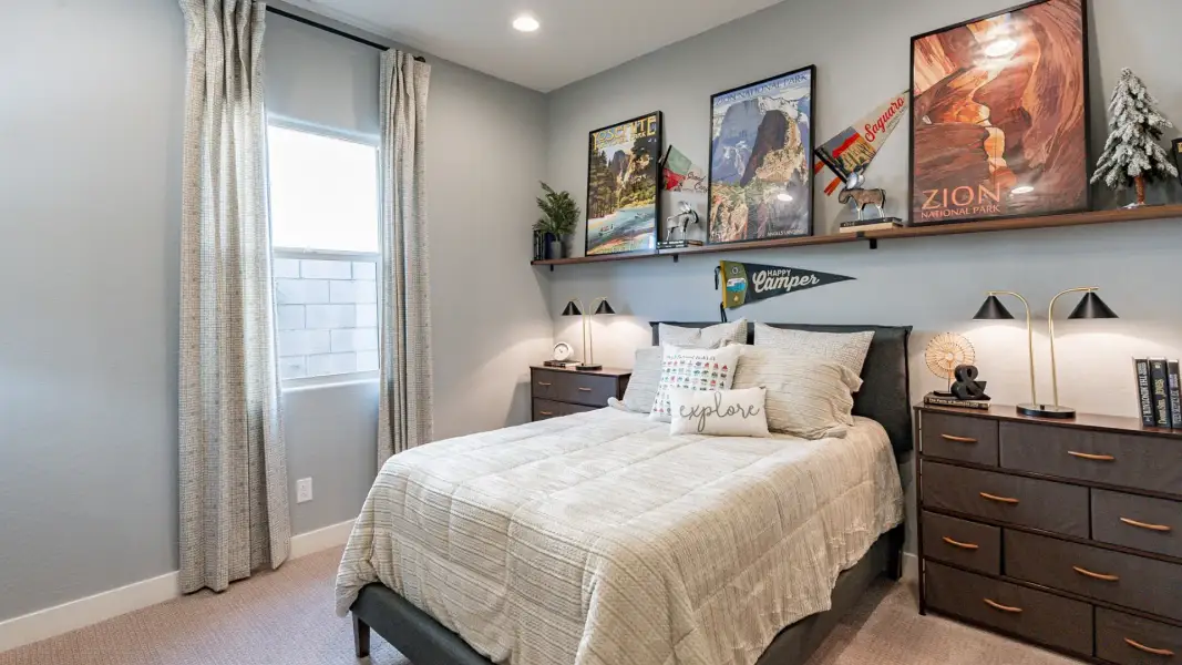 Furnished interior view inside a new home in Arroyo Seco - Hacienda, Buckeye (Image 12).