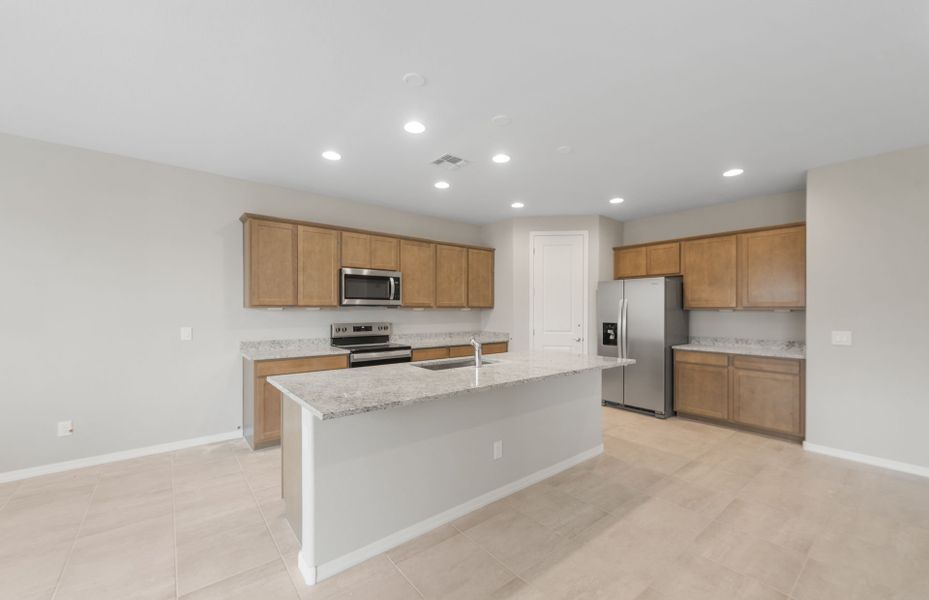 Furnished interior view inside a new home in El Rancho Santa Rosa, Maricopa (Image 9).