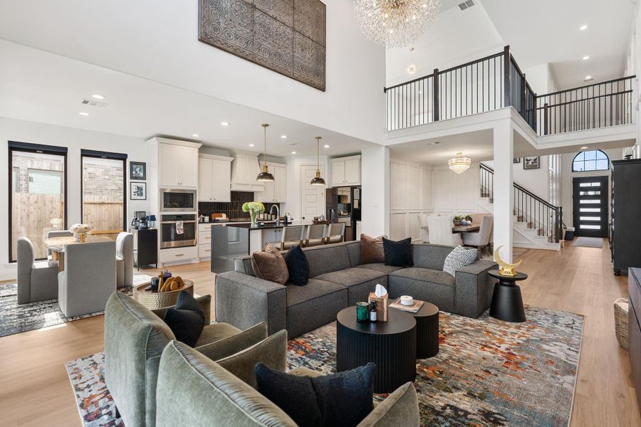 Furnished interior view inside a new home in , Richmond (Image 33). Furnished interior view inside a new home in , Richmond (Image 33).