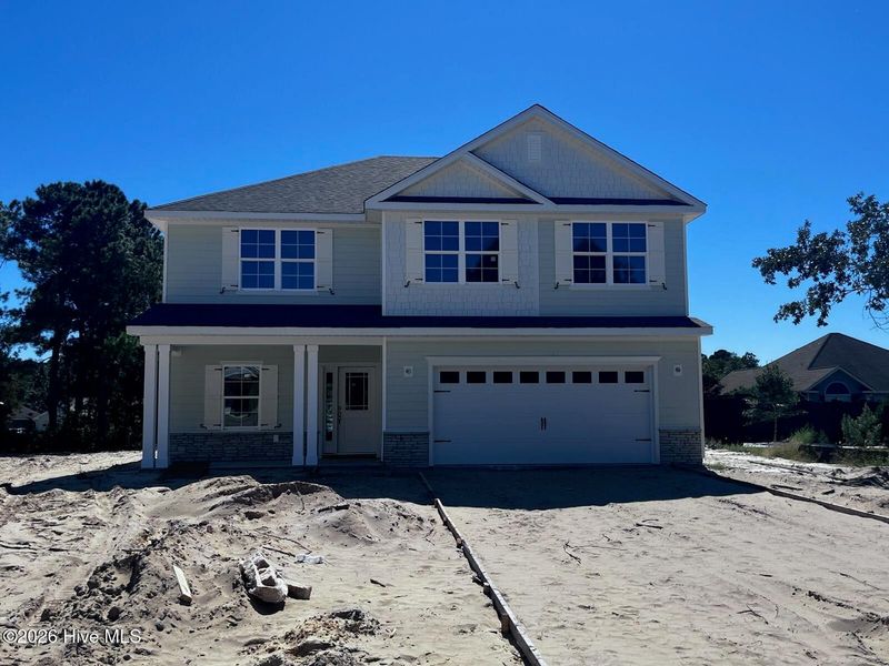 In-progress construction of a new home in Rutledge, Shallotte, NC (Image 20).