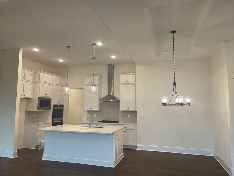 Furnished interior view inside a new home in , Buford (Image 7).