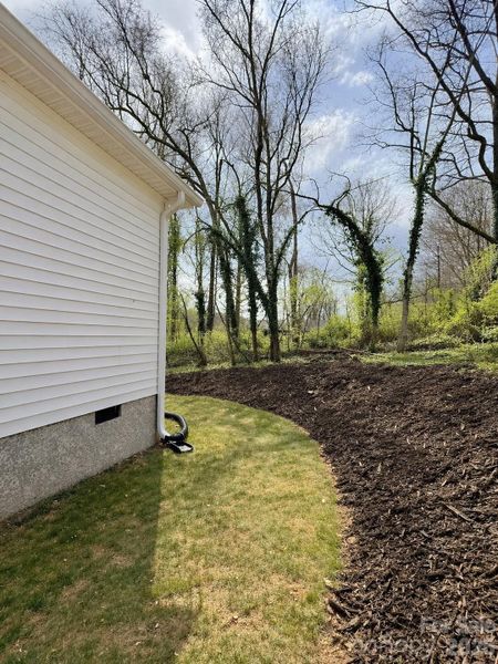 Exterior details and patio area of a home in , Candler (Image 16).