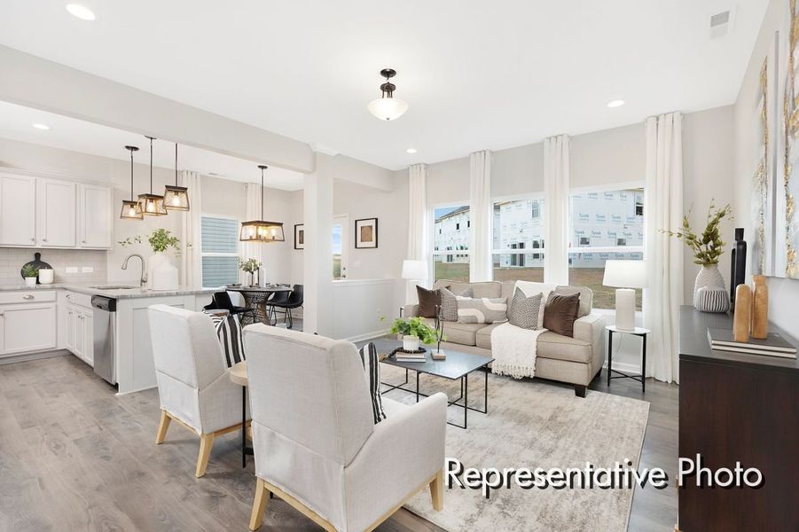 Furnished interior view inside a new home in Shay Crossing, Salisbury (Image 3).