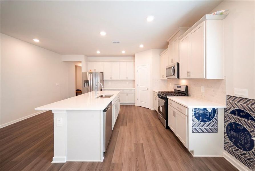 Furnished interior view inside a new home in , Canton (Image 16).
