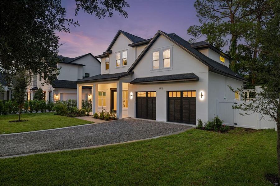 Front exterior of a new home in , Winter Park, FL, highlighting curb appeal (Image 25).