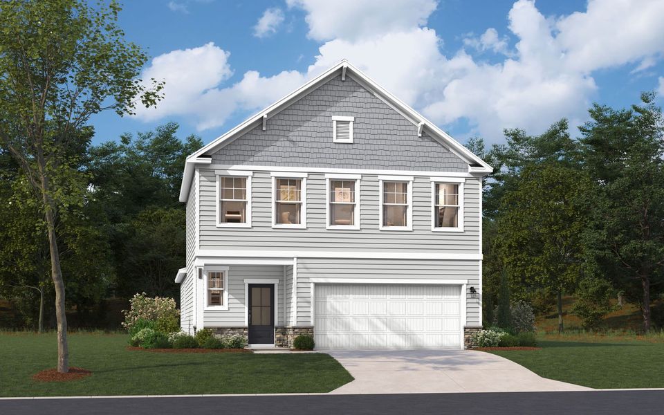 Representative exterior photo of a completed home built from the The Sadler by Stanley Martin Homes in Old Charleston Acres, Pelion, SC (Image 18).