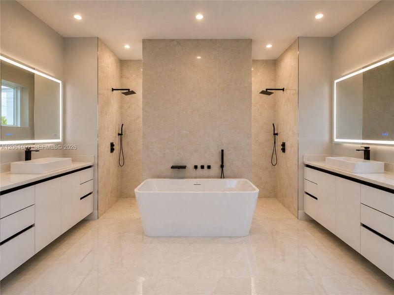 Furnished interior view inside a new home in , Cape Coral (Image 4).