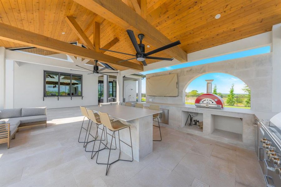 Furnished interior view inside a new home in Fleming Pointe, Fort Worth (Image 14).