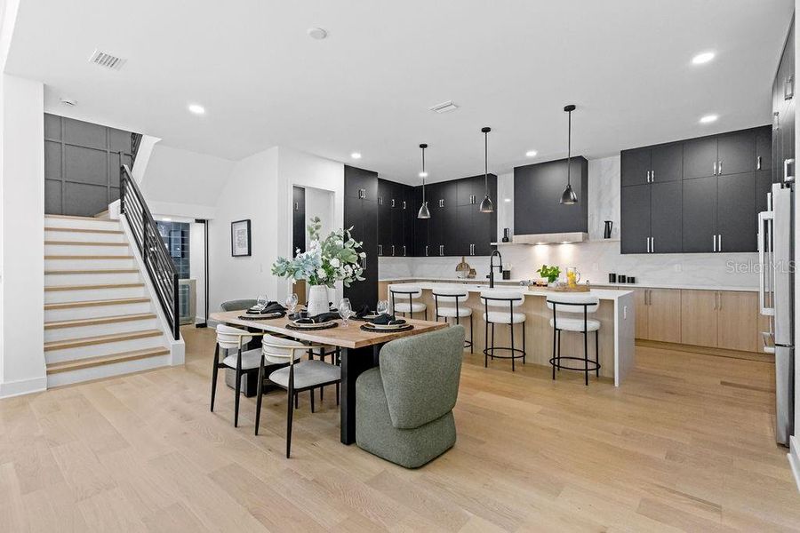 Furnished interior view inside a new home in , Tampa (Image 36).