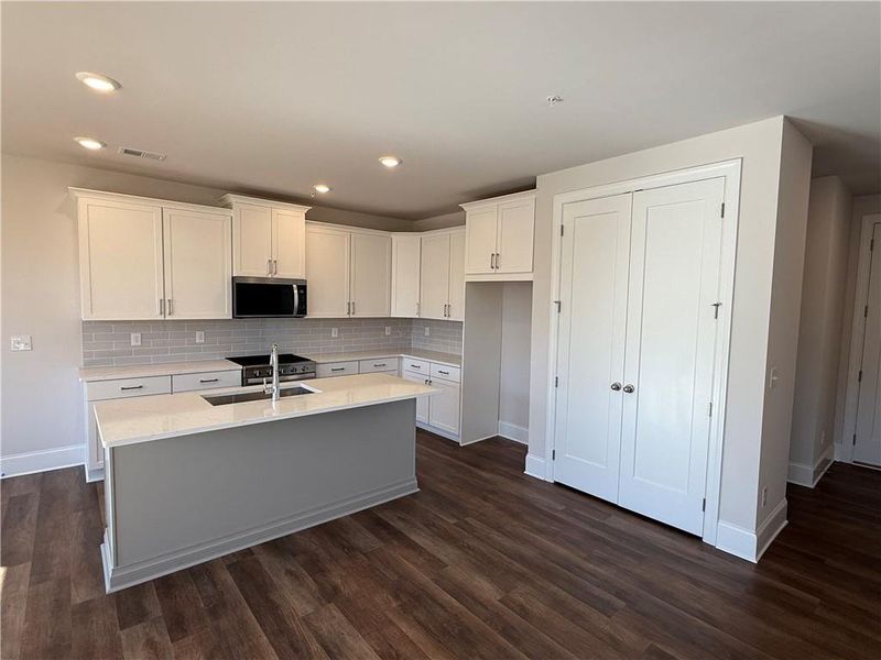 Furnished interior view inside a new home in , Marietta (Image 4). Furnished interior view inside a new home in , Marietta (Image 4).