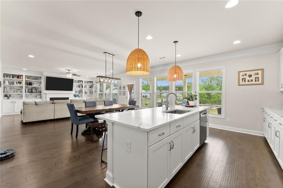 Furnished interior view inside a new home in , Dacula (Image 33).