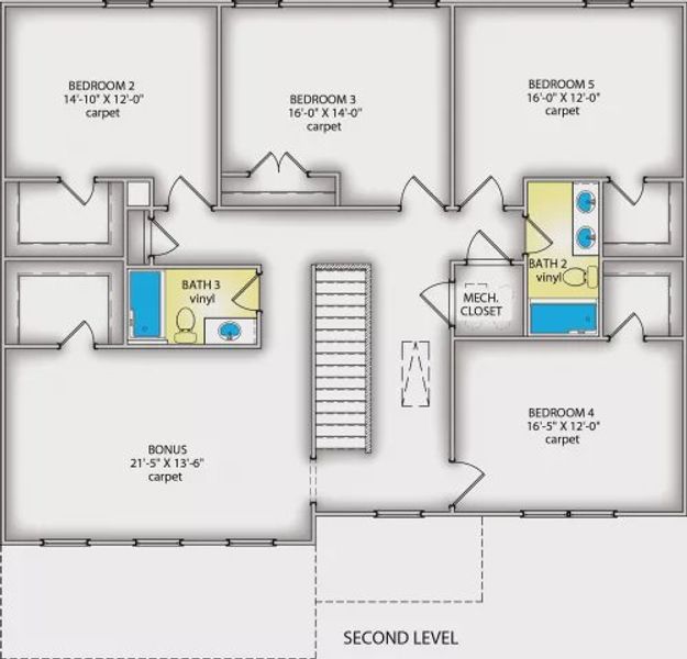 Second Level Side Load Garage Entry Second Level Side Load Garage Entry