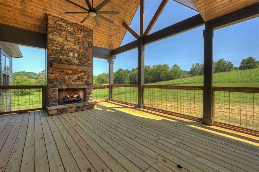 Exterior details and patio area of a home in , Morganton (Image 24).