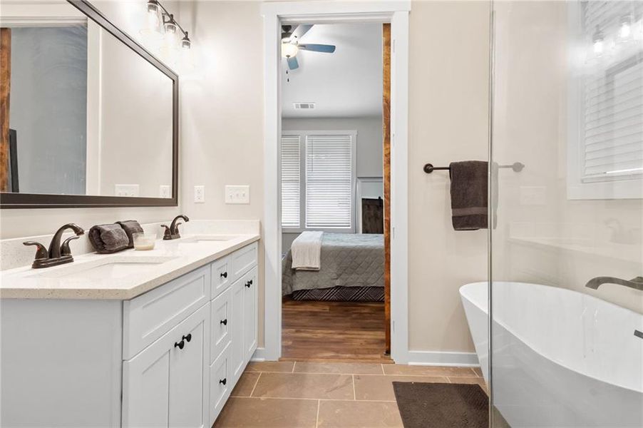 Furnished interior view inside a new home in , Bremen (Image 14).