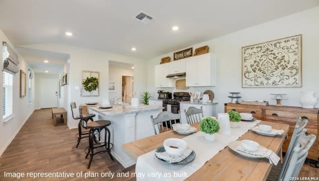 Furnished interior view inside a new home in Stonehill, San Antonio (Image 4).