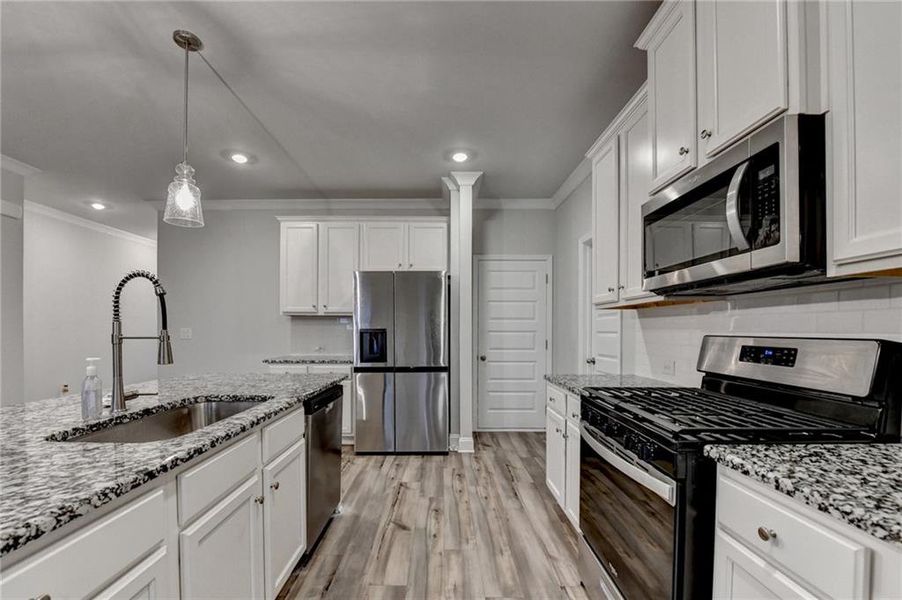 Furnished interior view inside a new home in Westgate Enclave, Loganville (Image 12).