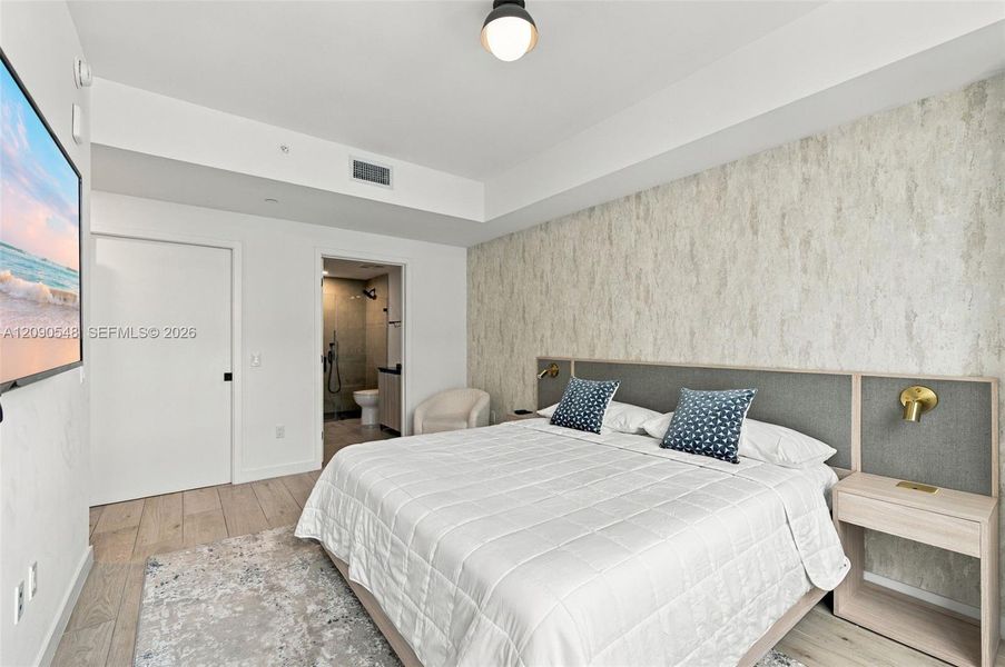 Furnished interior view inside a new home in , Miami (Image 7).