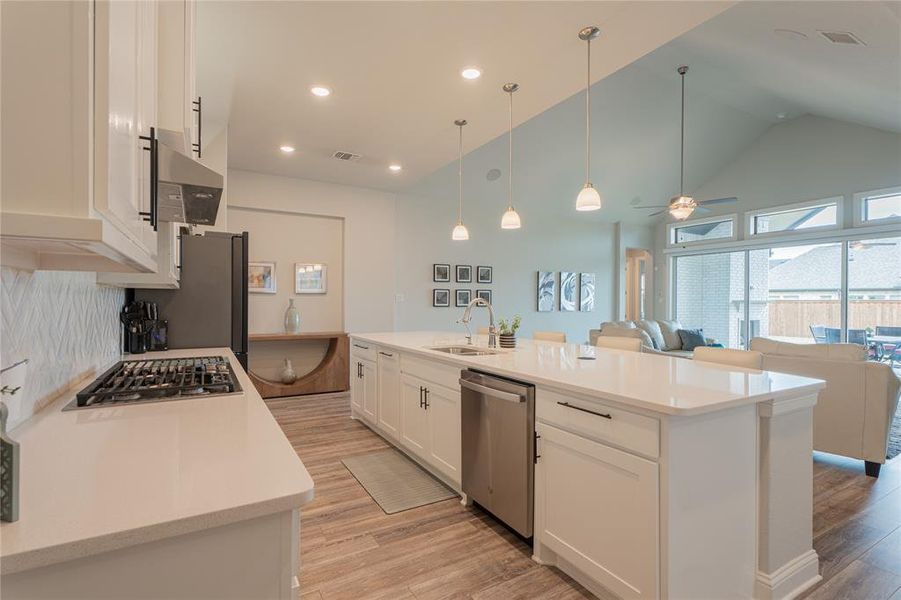 Furnished interior view inside a new home in , McKinney (Image 23).