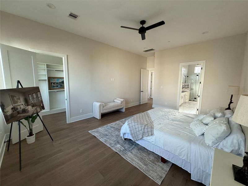 Furnished interior view inside a new home in , Houston (Image 30).