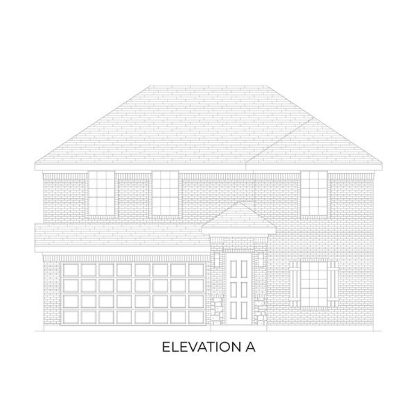 Representative rendering of the exterior for the Tyler F by First Texas Homes (Image 1). Representative rendering of the exterior for the Tyler F by First Texas Homes (Image 1).