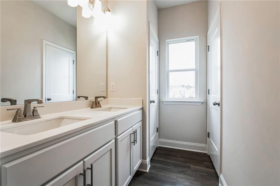 Furnished interior view inside a new home in Maddox Landing, Hoschton (Image 8).