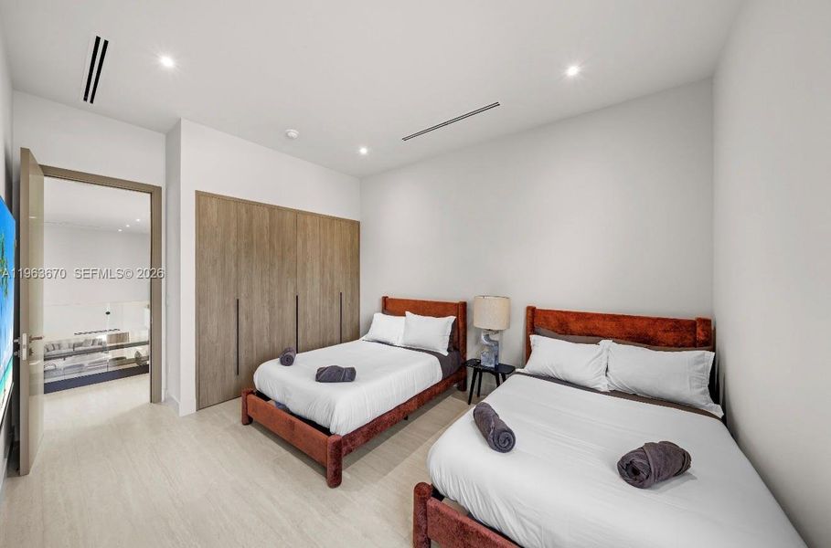 Furnished interior view inside a new home in , Miami (Image 36).