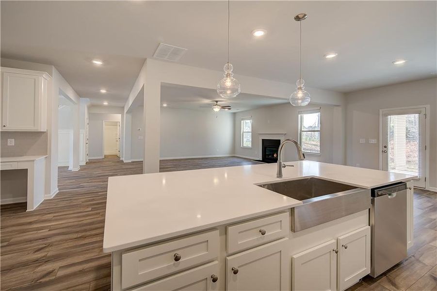Furnished interior view inside a new home in Trinity Park, McDonough (Image 8).