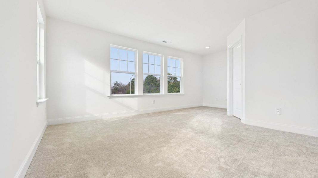 Furnished interior view inside a new home in Battle Bridge, Raleigh (Image 17).