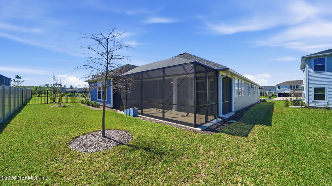 Exterior details and patio area of a home in Shearwater, St. Augustine (Image 25).