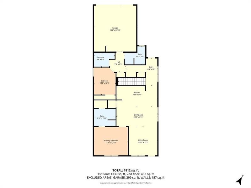 2D floor plan layout of this home in , Waco, TX (Image 5). 2D floor plan layout of this home in , Waco, TX (Image 5).