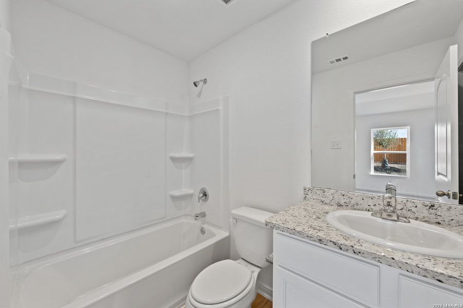 Furnished interior view inside a new home in Preserve at Medina, Von Ormy (Image 4).