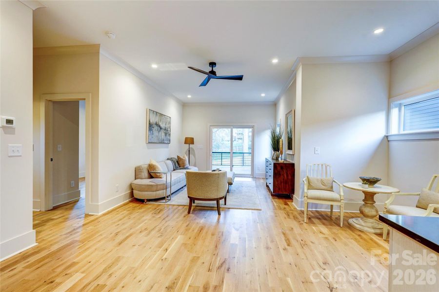 Furnished interior view inside a new home in , Charlotte (Image 14).