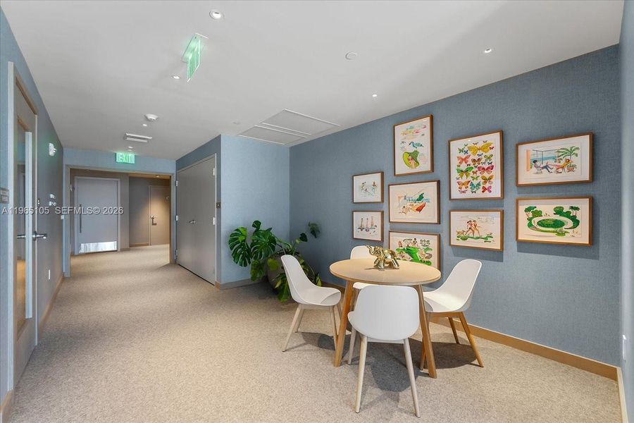 Furnished interior view inside a new home in , Miami Beach (Image 6).