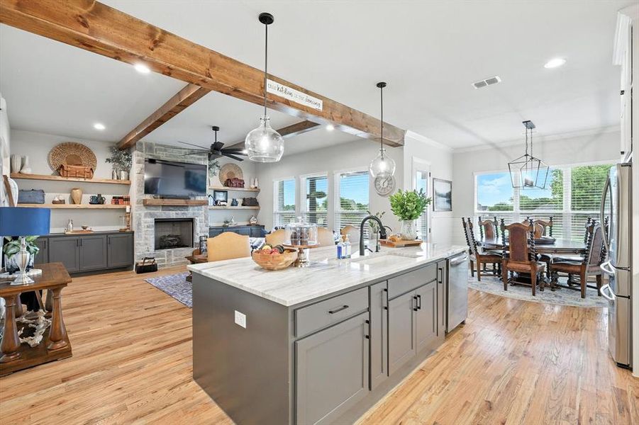 Furnished interior view inside a new home in , Justin (Image 34). Furnished interior view inside a new home in , Justin (Image 34).