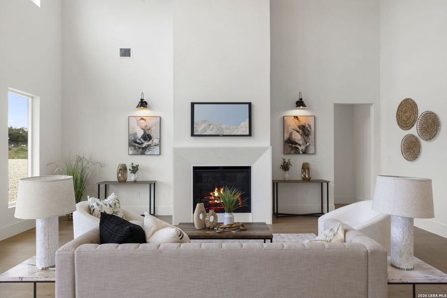 Furnished interior view inside a new home in , Bulverde (Image 42).