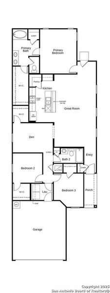 2D floor plan layout of this home in Medina Crossing, Von Ormy, TX (Image 2). 2D floor plan layout of this home in Medina Crossing, Von Ormy, TX (Image 2).