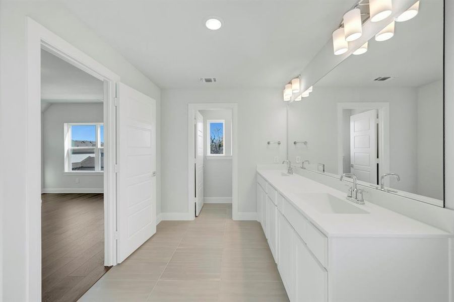 Furnished interior view inside a new home in Painted Tree Woodland West – Cottages, McKinney (Image 6).
