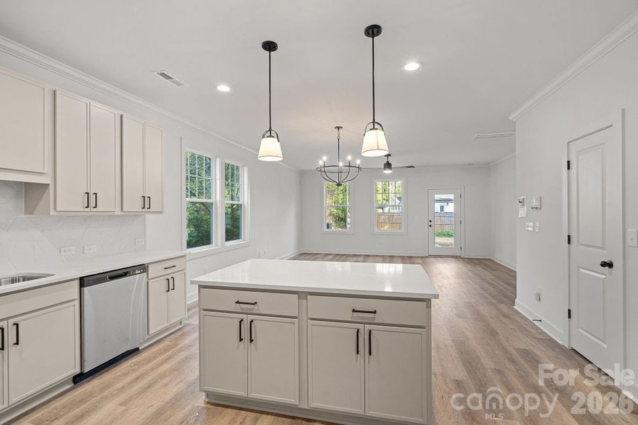 Furnished interior view inside a new home in , Charlotte (Image 10).