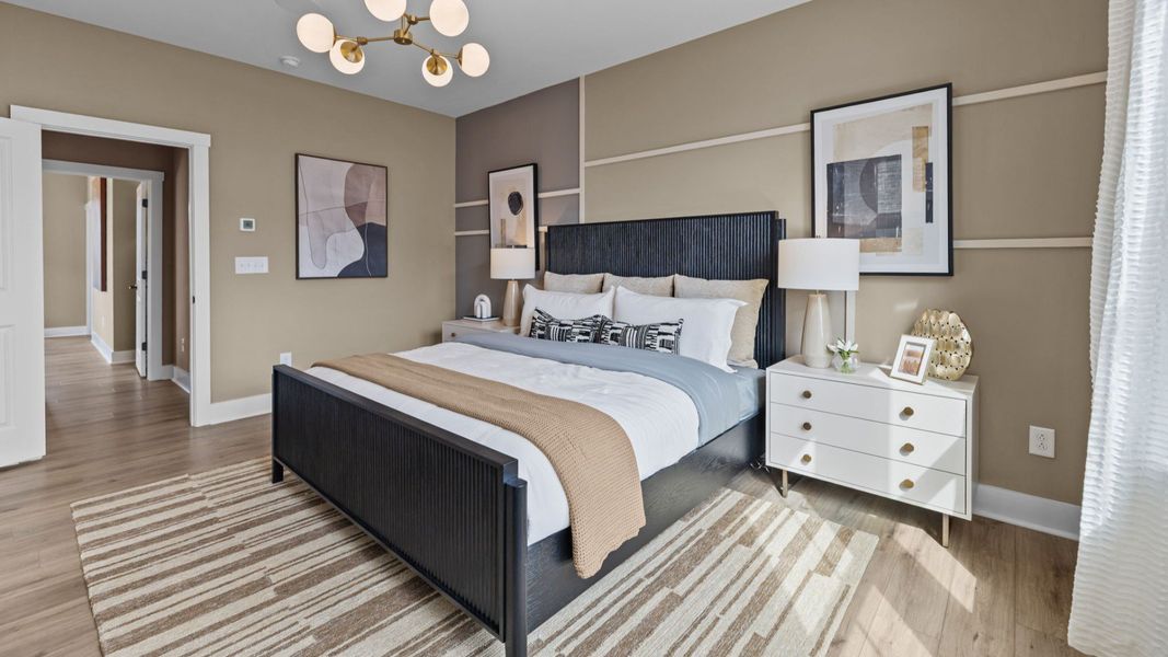 The Landon Plan by DRB Homes in Charlotte, NC,-  Bedroom