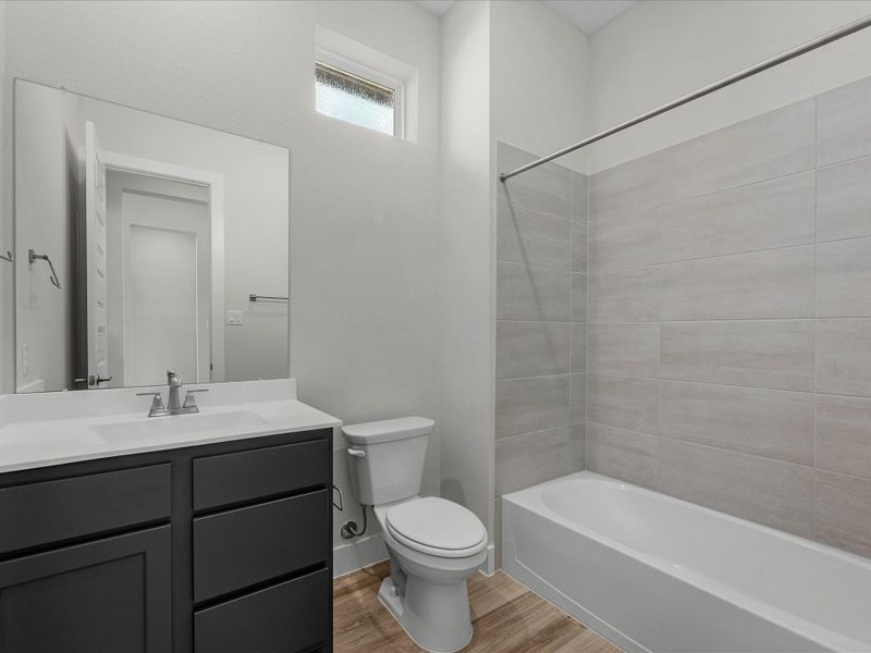 Furnished interior view inside a new home in Pecan Ridge, Fulshear (Image 11).