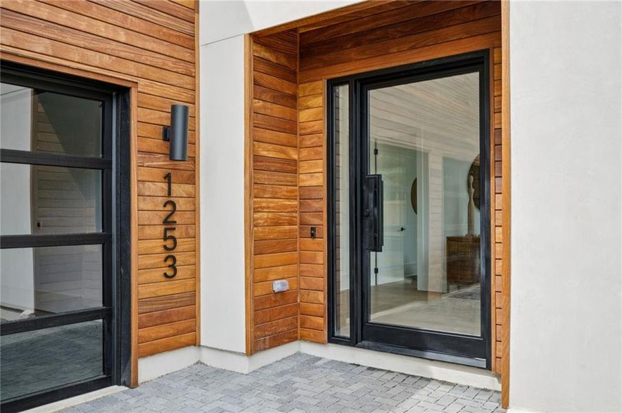 Exterior details and patio area of a home in , Brookhaven (Image 43).