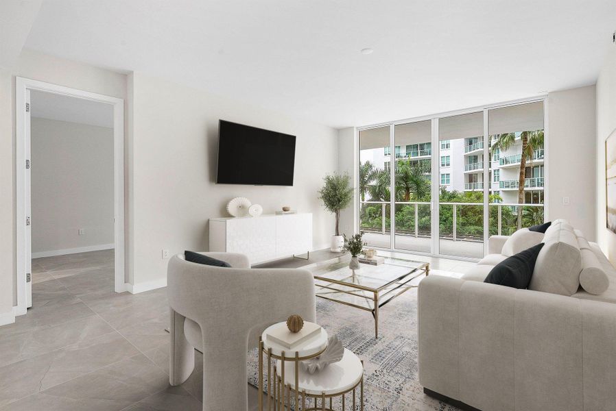 Furnished interior view inside a new home in Alina Residences, Boca Raton (Image 19). Furnished interior view inside a new home in Alina Residences, Boca Raton (Image 19).