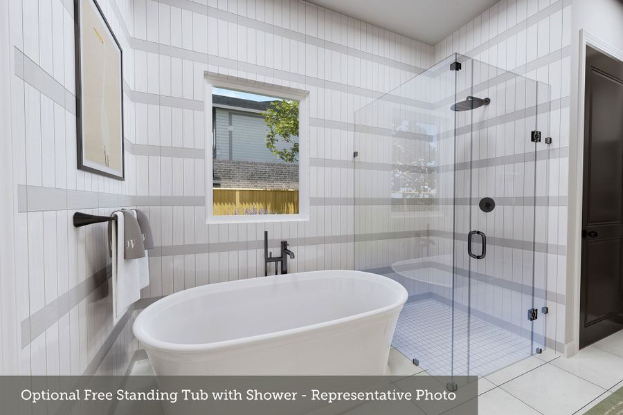 The Mirren - Optional Free Standing Tub with Shower