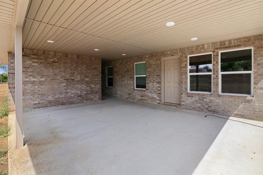 Exterior details and patio area of a home in , Coleman (Image 16). Exterior details and patio area of a home in , Coleman (Image 16).