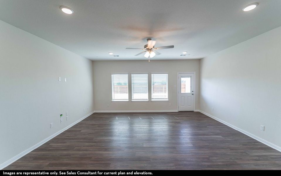 Representative unfurnished interior of a home built from the Esparza by CastleRock Communities in Solterra, Mesquite (Image 12).
