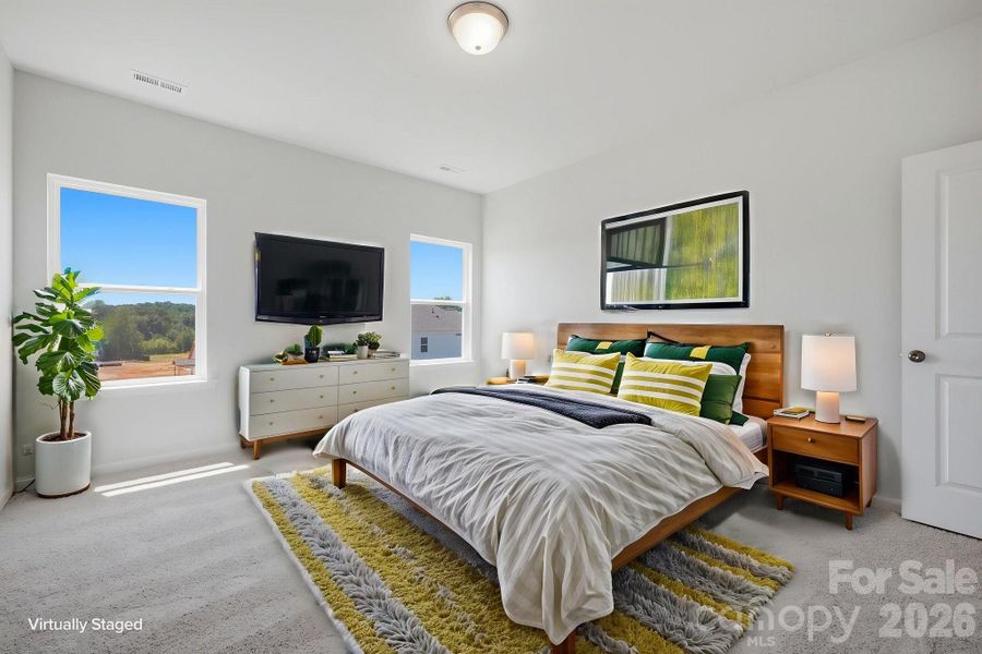 Furnished interior view inside a new home in Catawba Trace, Catawba (Image 12).