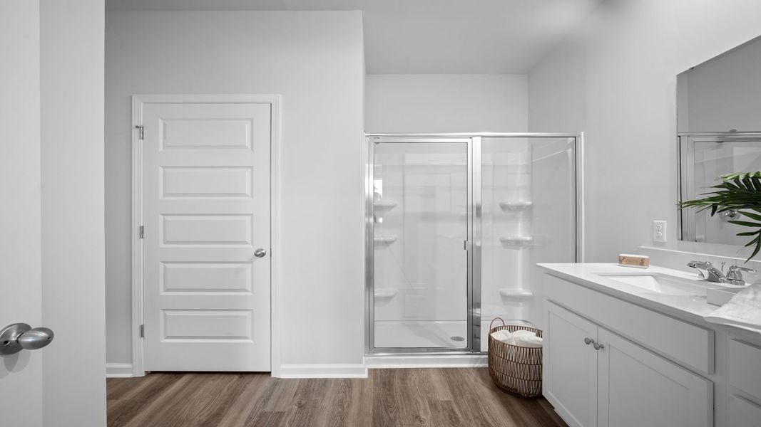Furnished interior view inside a new home in The Retreat at East Argent, Ridgeland (Image 10).