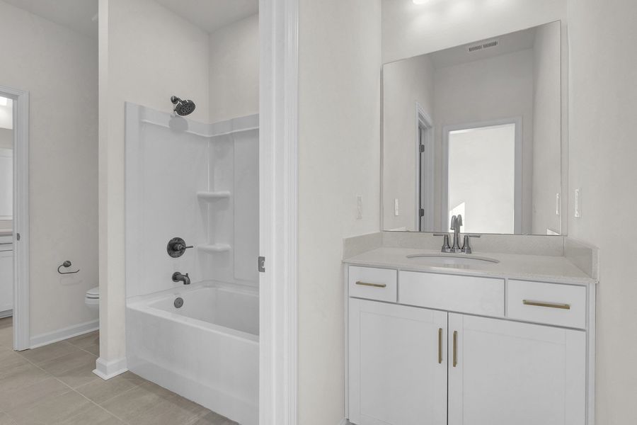 Furnished interior view inside a new home in Grand Park, Leland (Image 13).